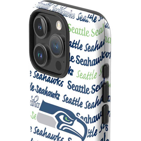 NFL Seattle Seahawks Print iPhone 16 Pro Impact Case
